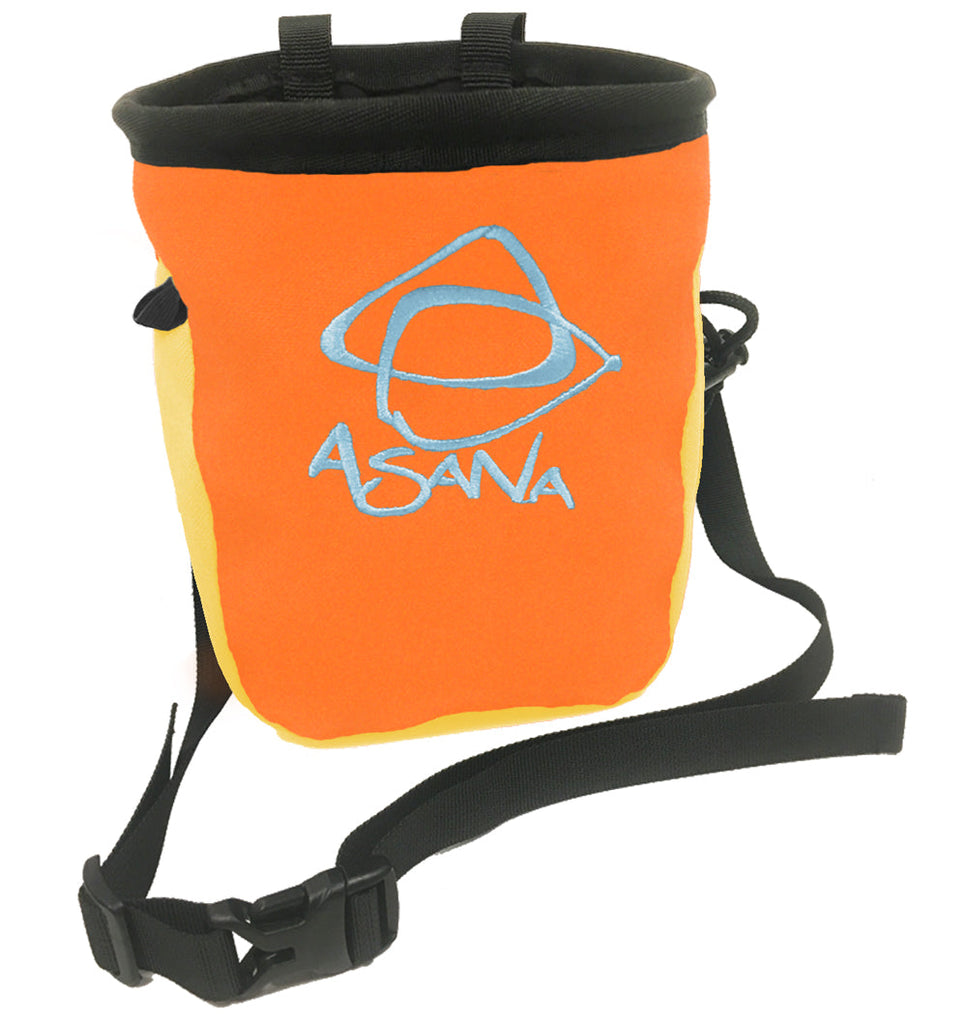 Sport Climbing Chalk Bag by Asana with secure closure, durable construction, and easy access for optimal performance during climbs